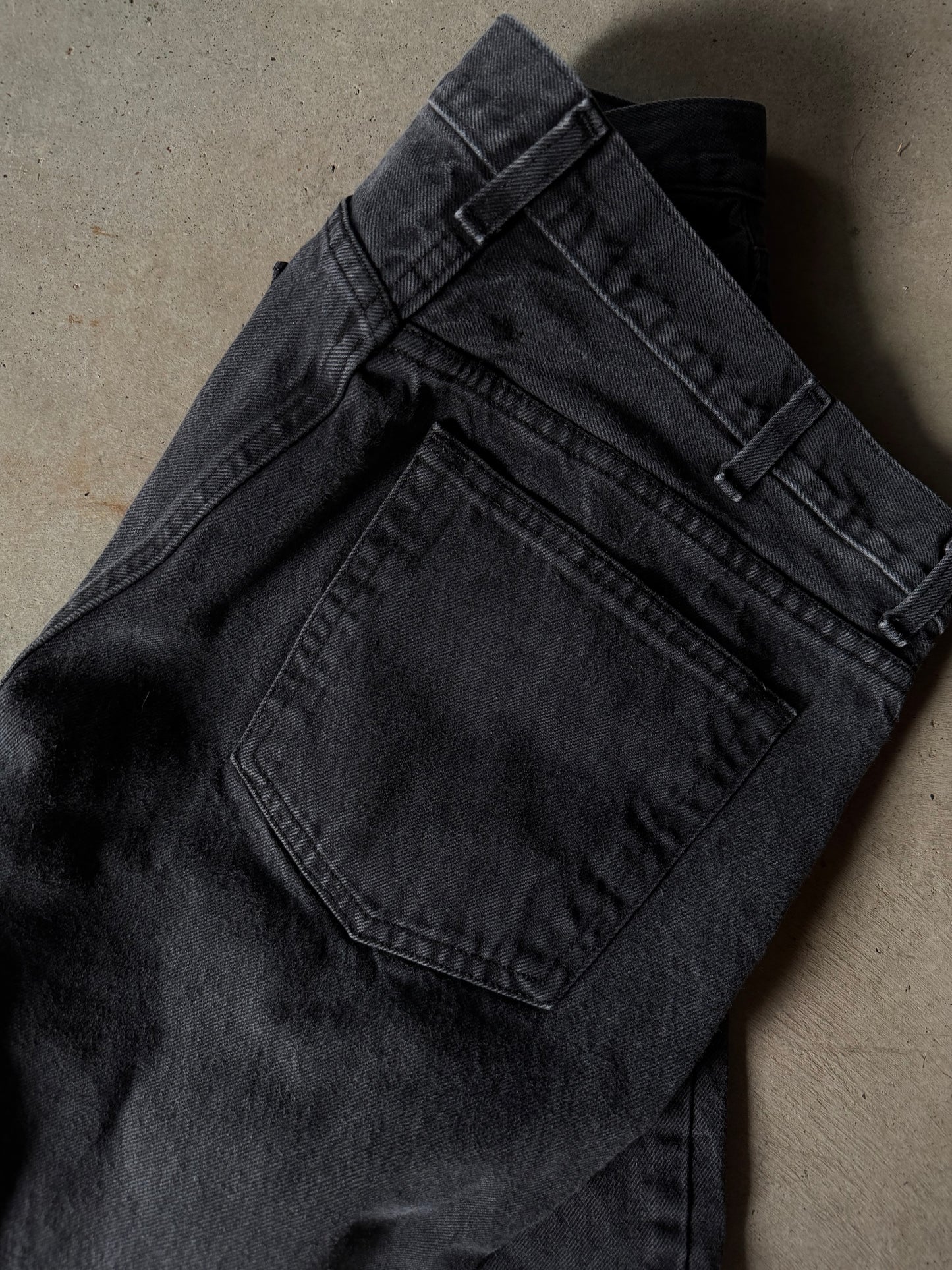 Faded Glory Black Denim Jeans Sz 38x34