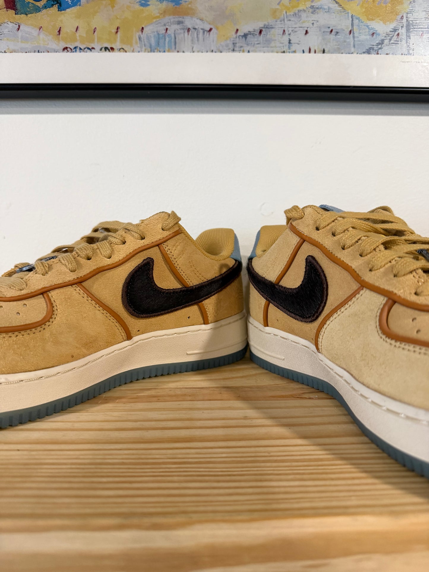 Preowned Nike Air Force 1 Low Protro Kobe Bryant Siempre Hermanos Sz 10.5M/12W