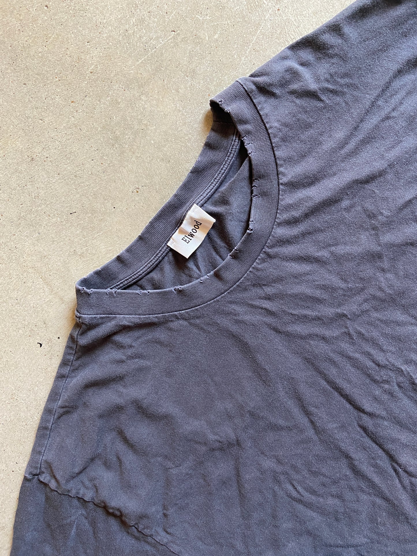 Elwood Faded Black Tee Sz 2XL