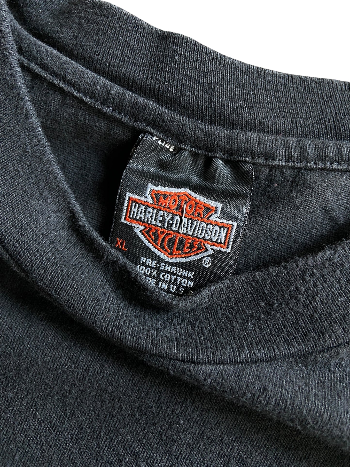 VTG Harley Davidson Lone Survivor Big Print Tee Sz XL