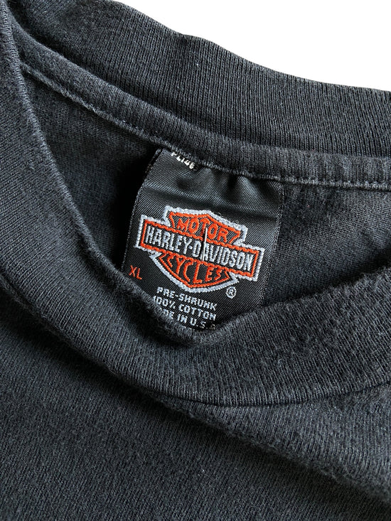 VTG Harley Davidson Lone Survivor Big Print Tee Sz XL