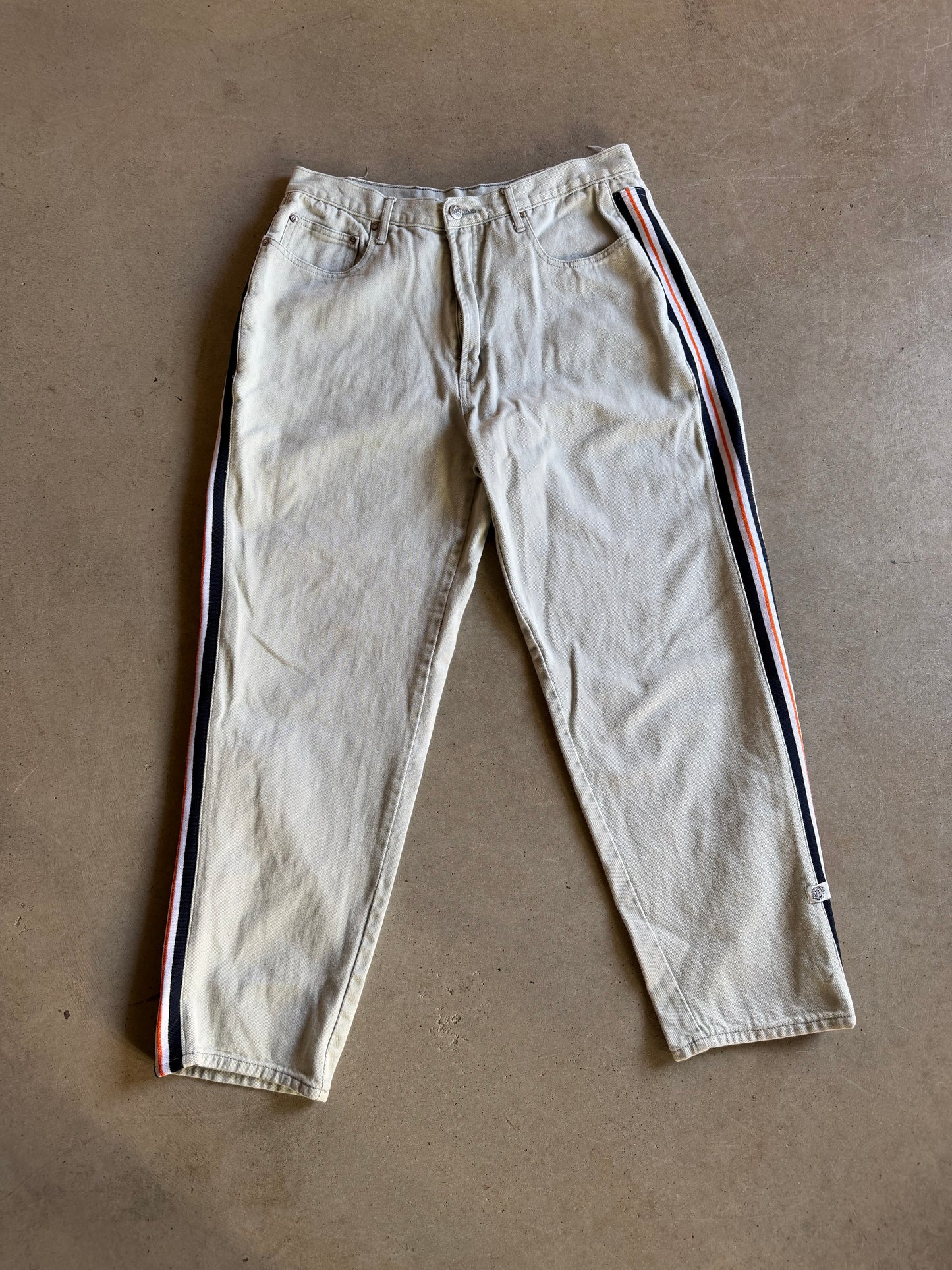 Y2K Jocko Jeans Stripe Pants Sz 36x30