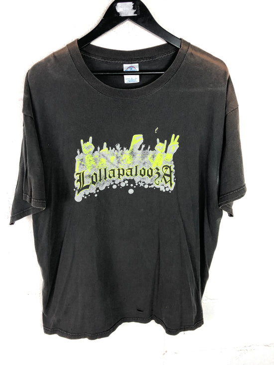 VTG Thrashed Lollapalooza Tour Tee Sz XL