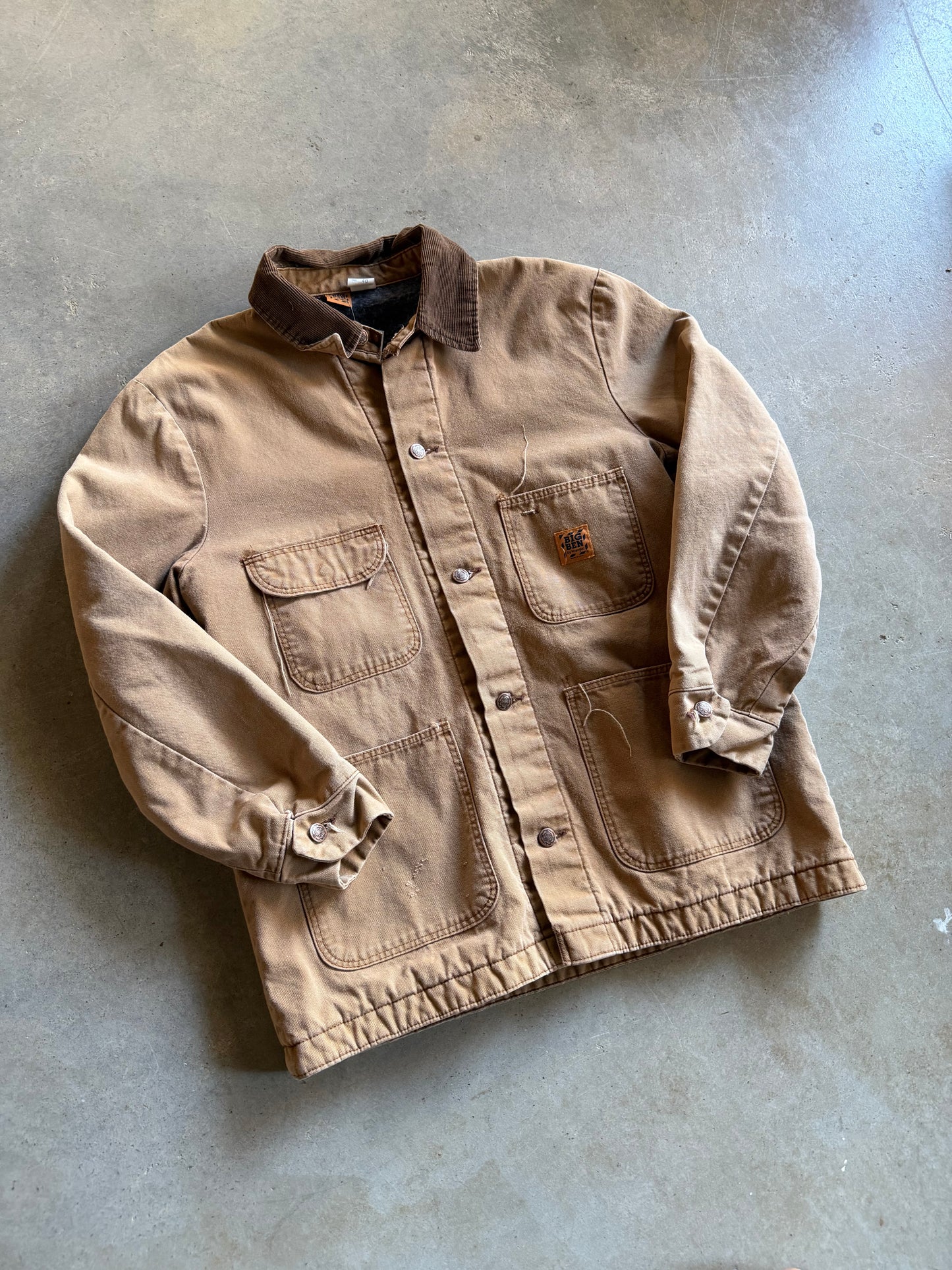 VTG Big Ben Wrangler Tan Jacket Sz M/L