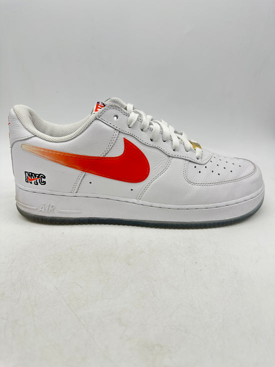 Preowned Nike Air Force 1 Low Kith Knicks Home Sz 11.5M/13W CZ7928-100