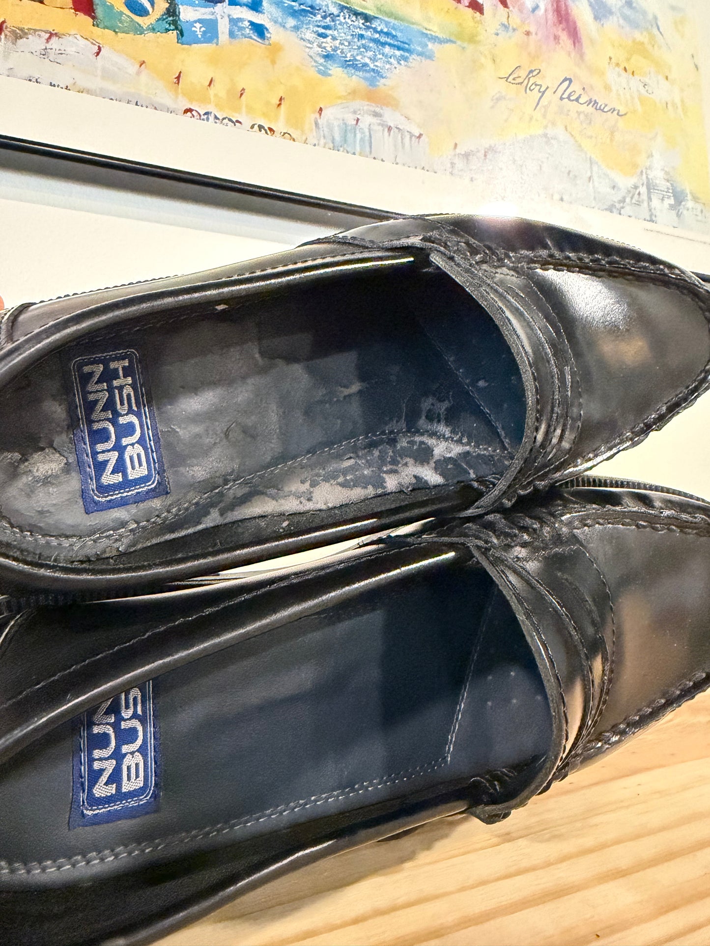 Nunn Bush Black Loafers Sz 7M/8.5W