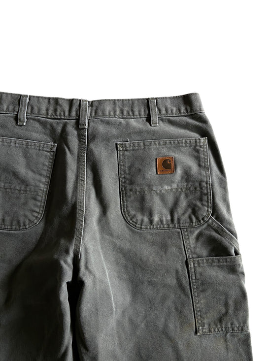 VTG Slate Faded Carhartt Jeans Sz 36x34