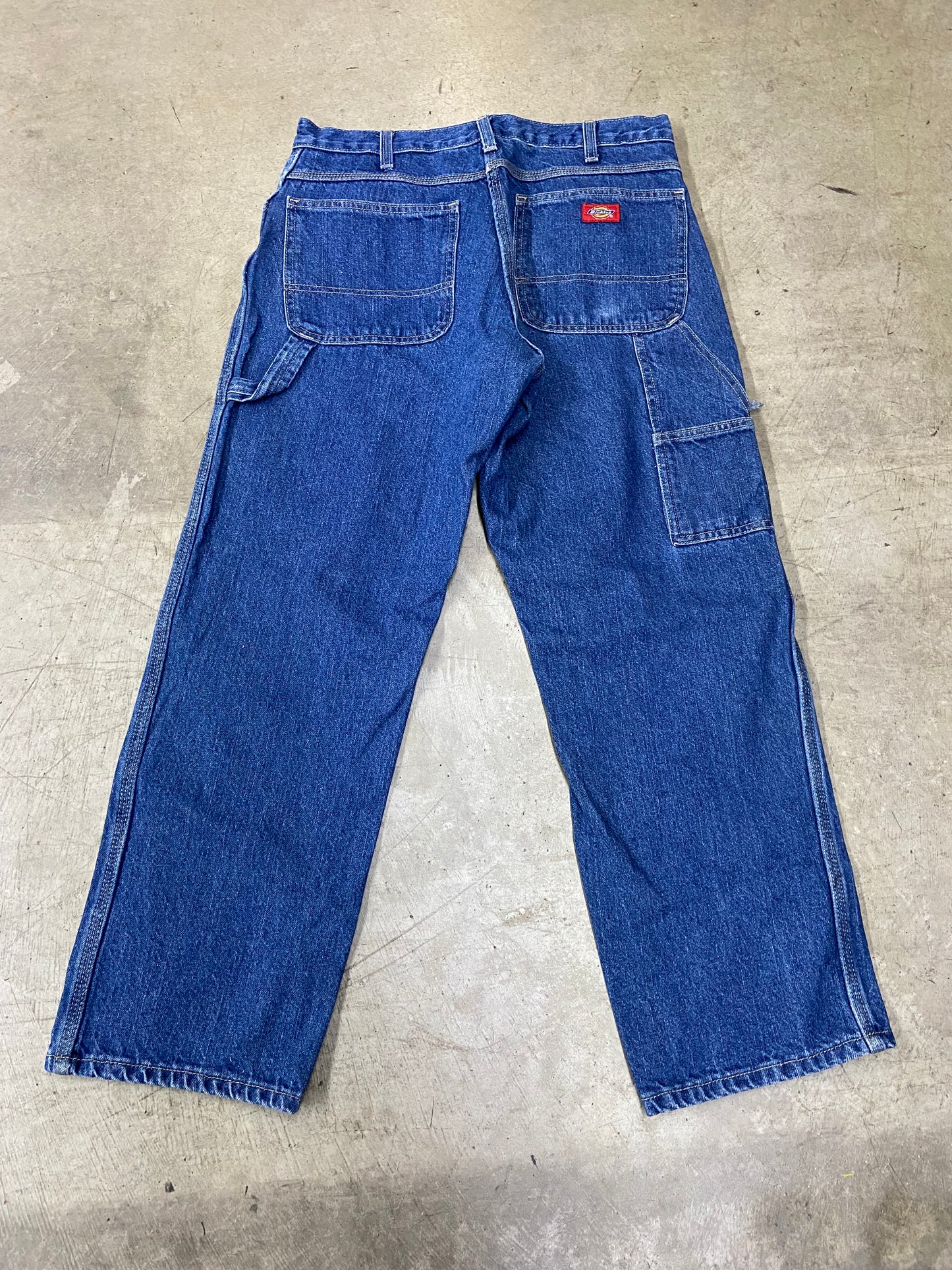 Y2K Dickies Dark Wash Carpenter Jeans Sz 32x29