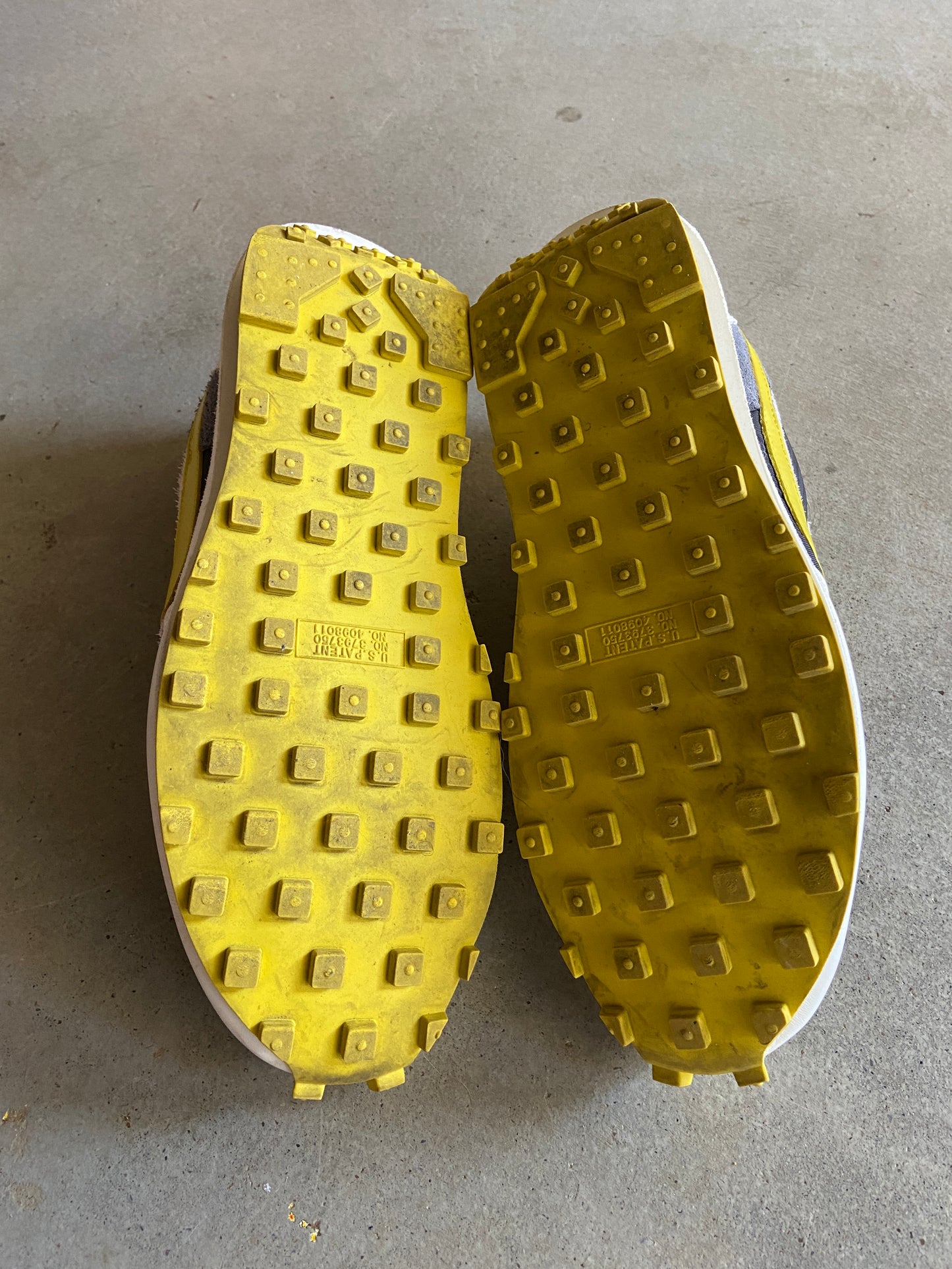 Preowned sacai x Undercover x Nike LDWaffle 'Bright Citron' Sz 7.5W/9M