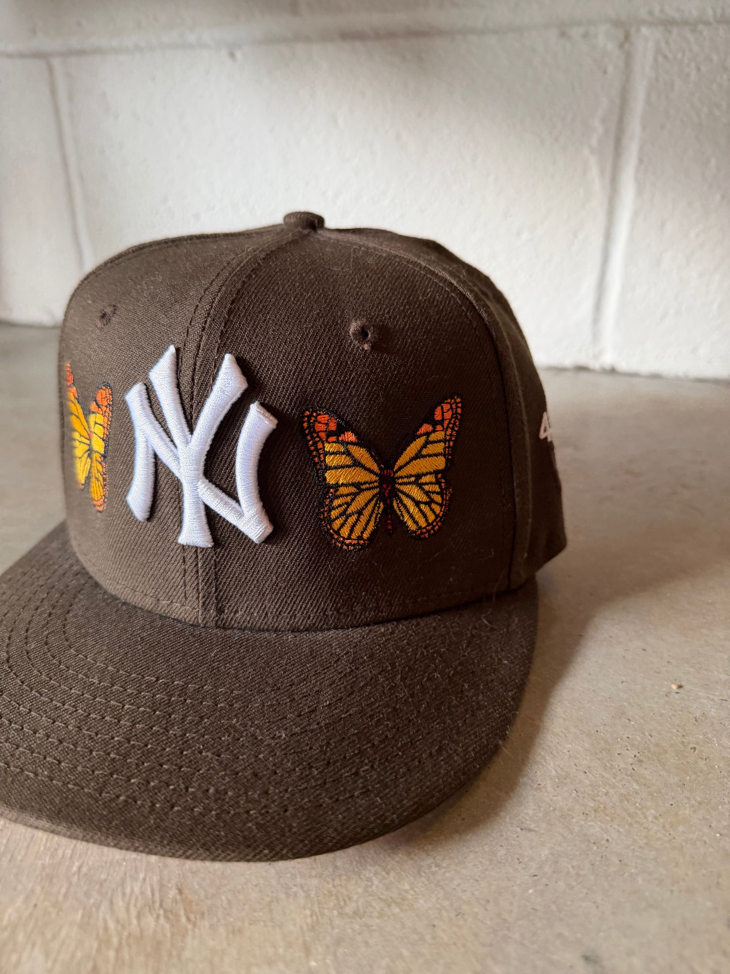 Lord Fubu New York Yankees 5950s EWDIL Fitted Hat Sz 7 1/4