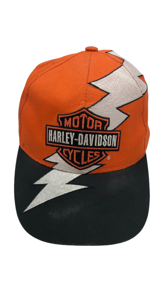 Y2K Harley Davidson Lightning Snapback