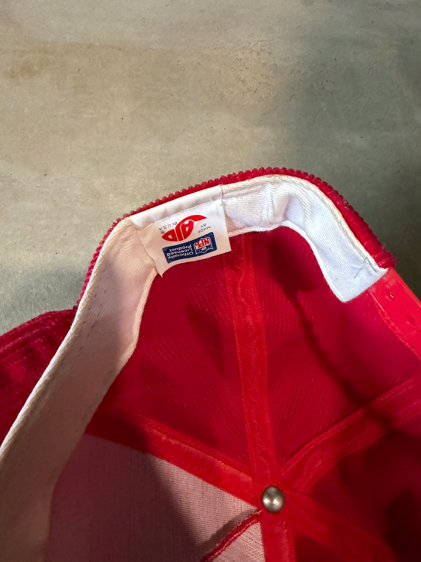 VTG San Francisco 49ers AJD Corduroy Hat