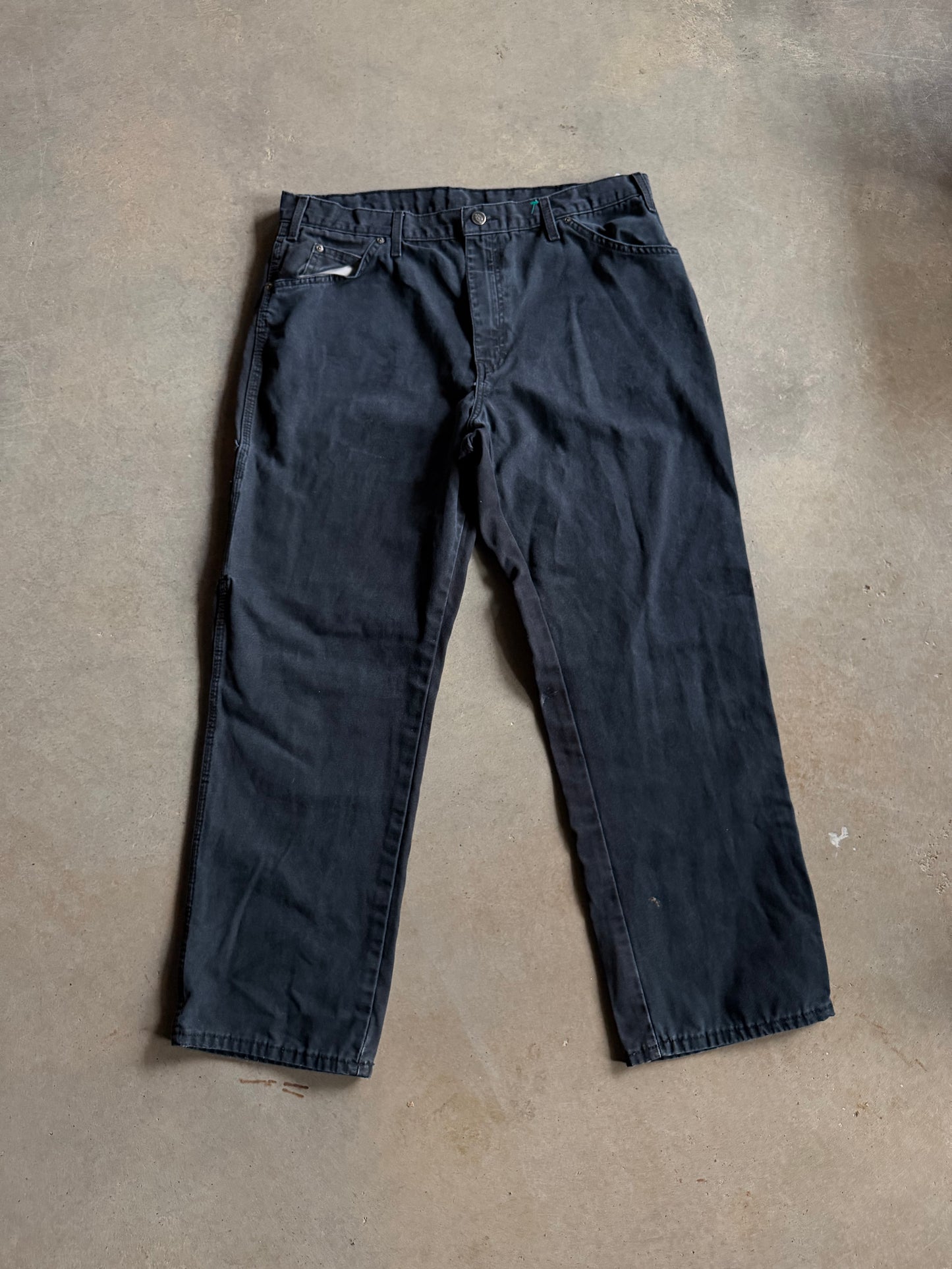 VTG Dickies Black Pants Sz 36x30