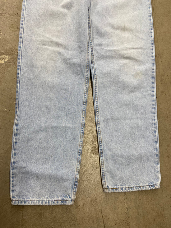 VTG Levi's 550 Light Wash Tapered Denim Jeans Sz 34x32