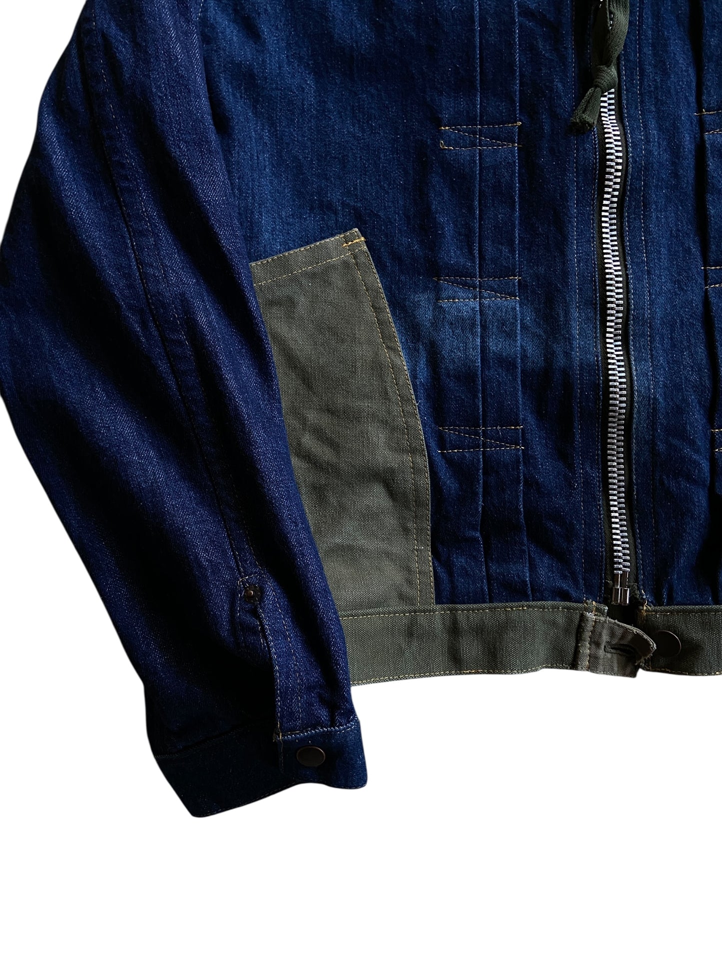 david turner DENIM x MILITARY TYPE II  STYLE JACKET Sz M/L