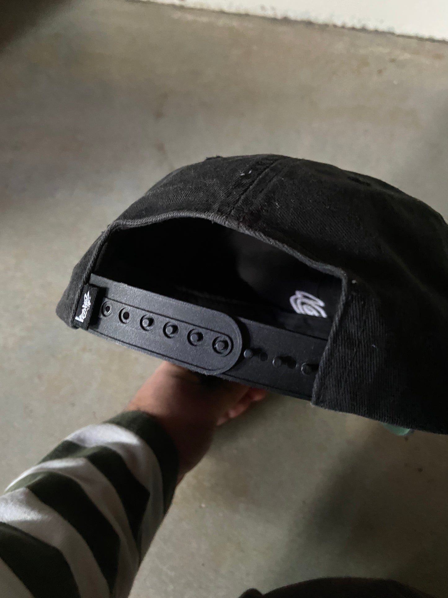 Stussy S Black Logo Hat