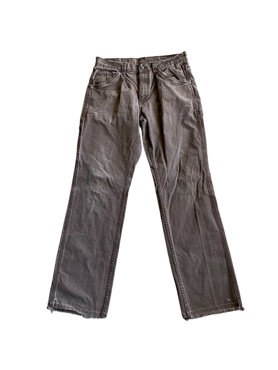 Y2K Faded Brown C.E Schmidt Carpenter Jeans Sz 34x34