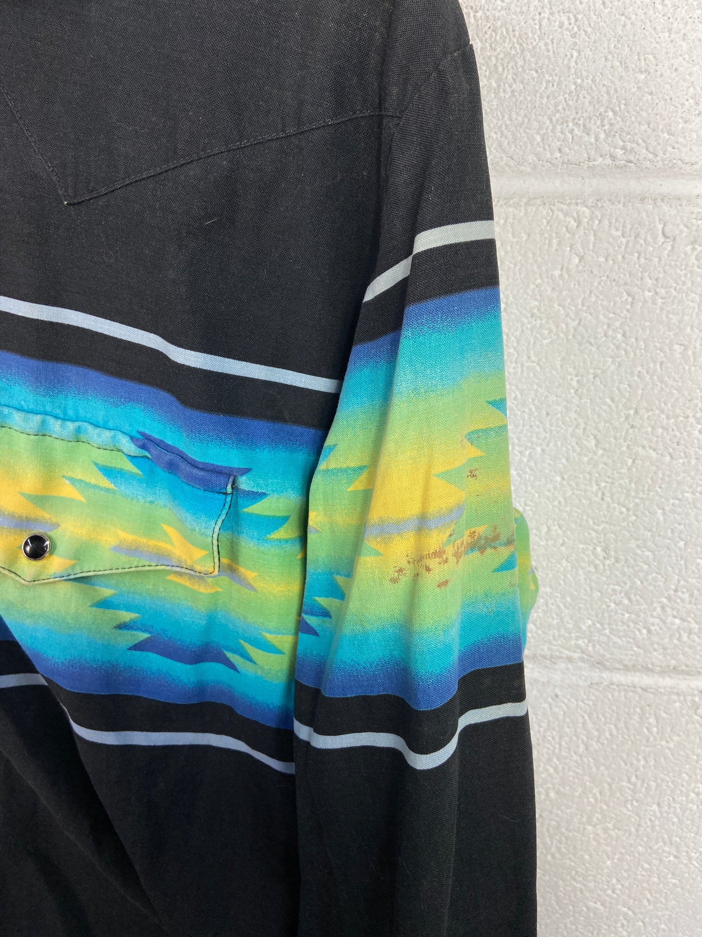 VTG Roper Western Pearlsnap L/S Shirt Sz XL