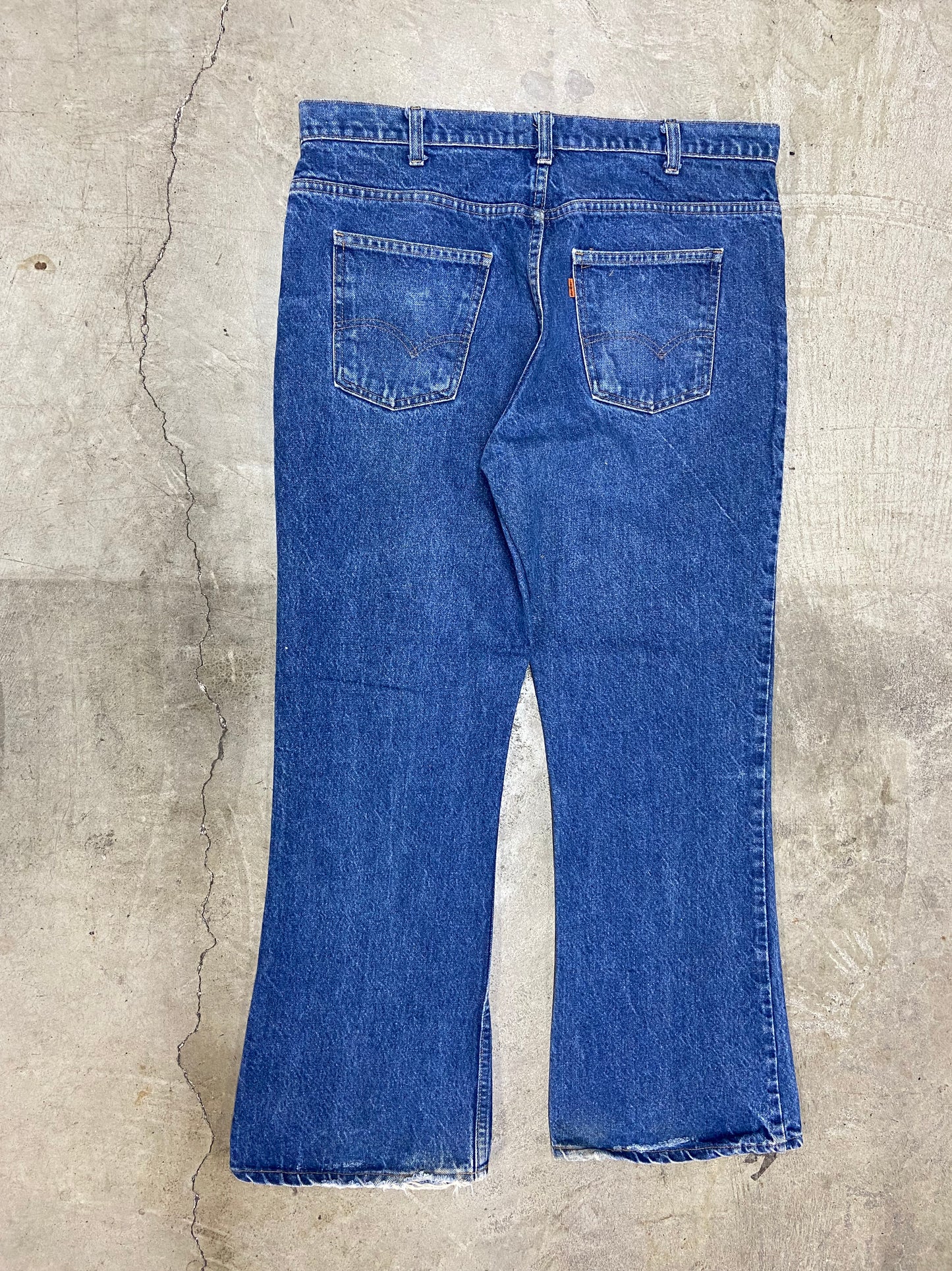 VTG Levi's Bootcut Blue Denim Jeans Sz 38x30