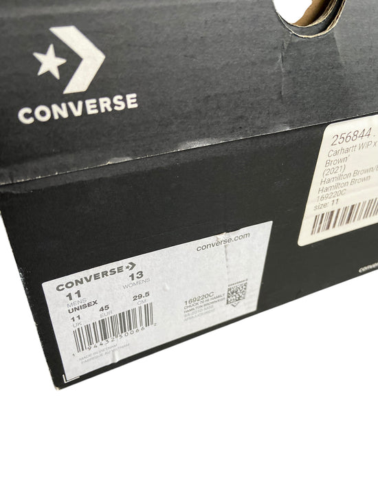 Preowned Converse Carhartt WIP x Chuck 70 High Hamilton Brown 169220C Men's Sz 11M/12.5W