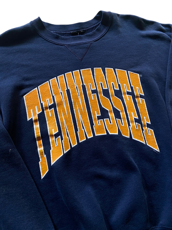VTG Tennessee Vols Spellout Crewneck Sz L