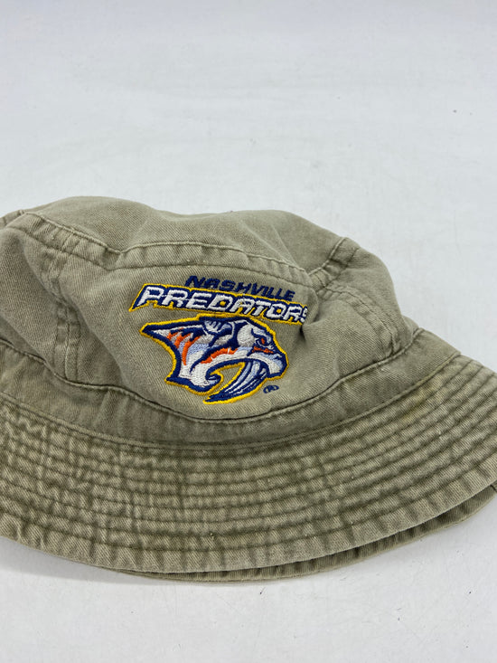 Y2K Nashville Predators Tan Bucket Hat