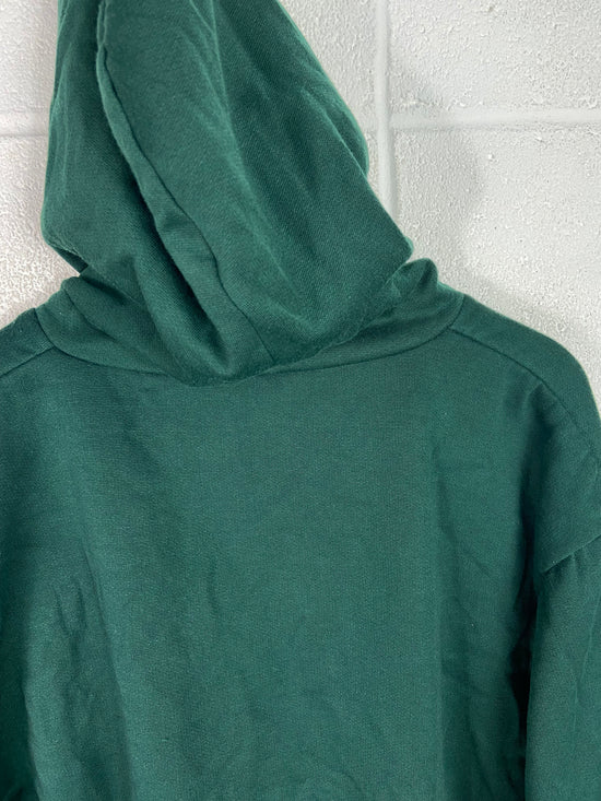 VTG Green Blank Zip Up Jacket Sz L