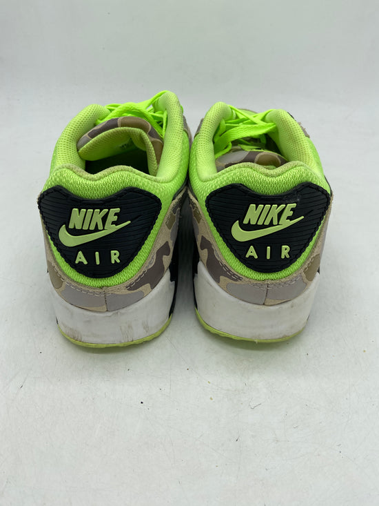 Used Nike Air Max 90 Green Camo Sz 10.5M/12W CW4039-300