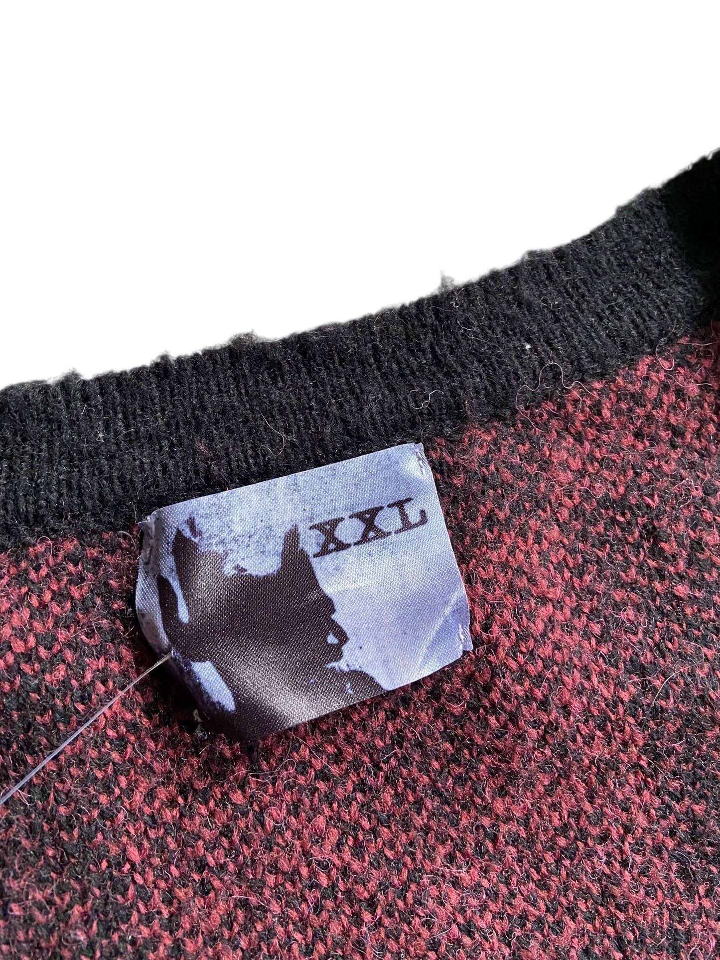 Basketcase Mohair Cardigan Sweater Sz XXL