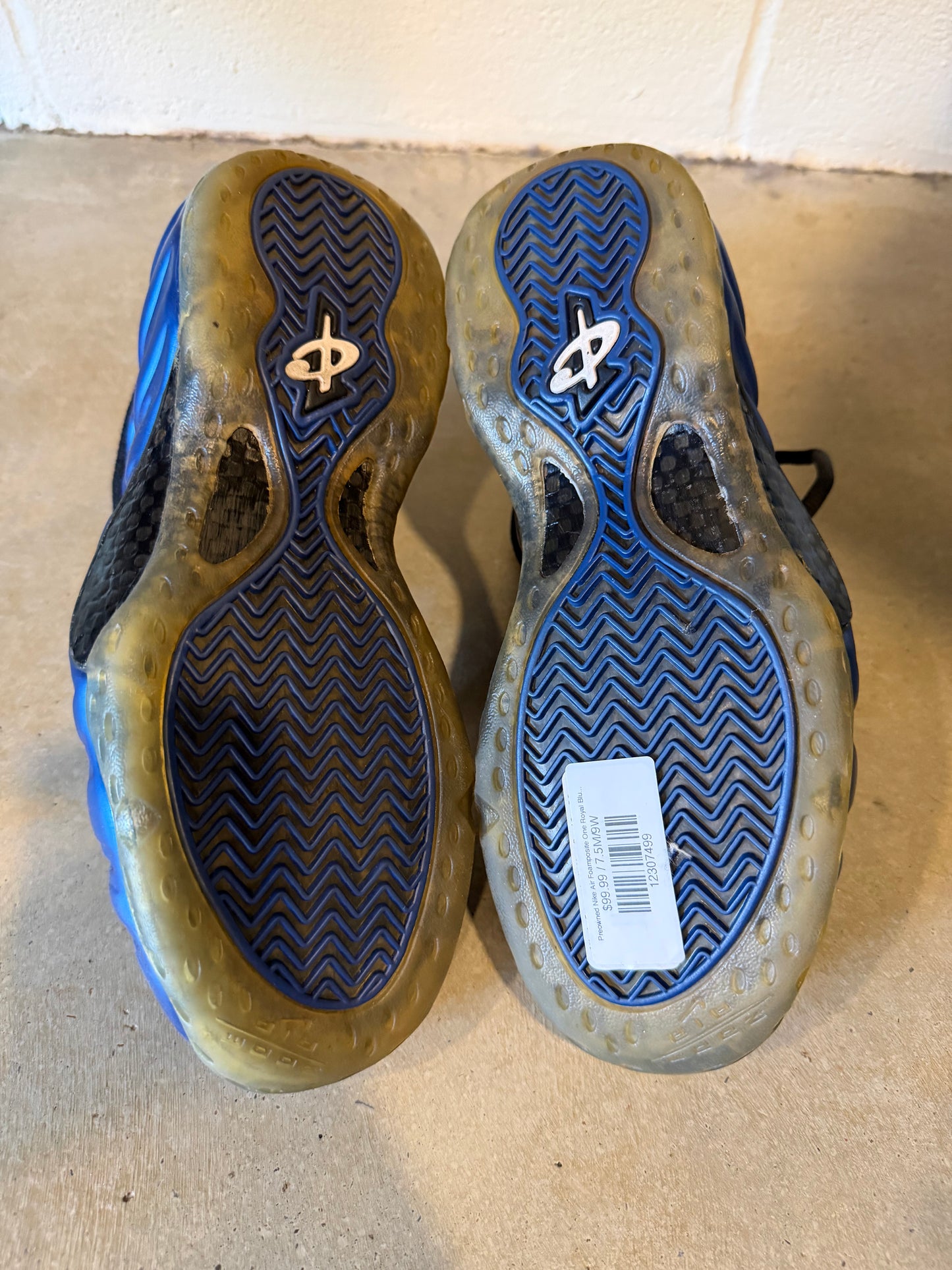 Preowned Nike Air Foamposite One Royal Blue (2011) Sz 7.5M/9W