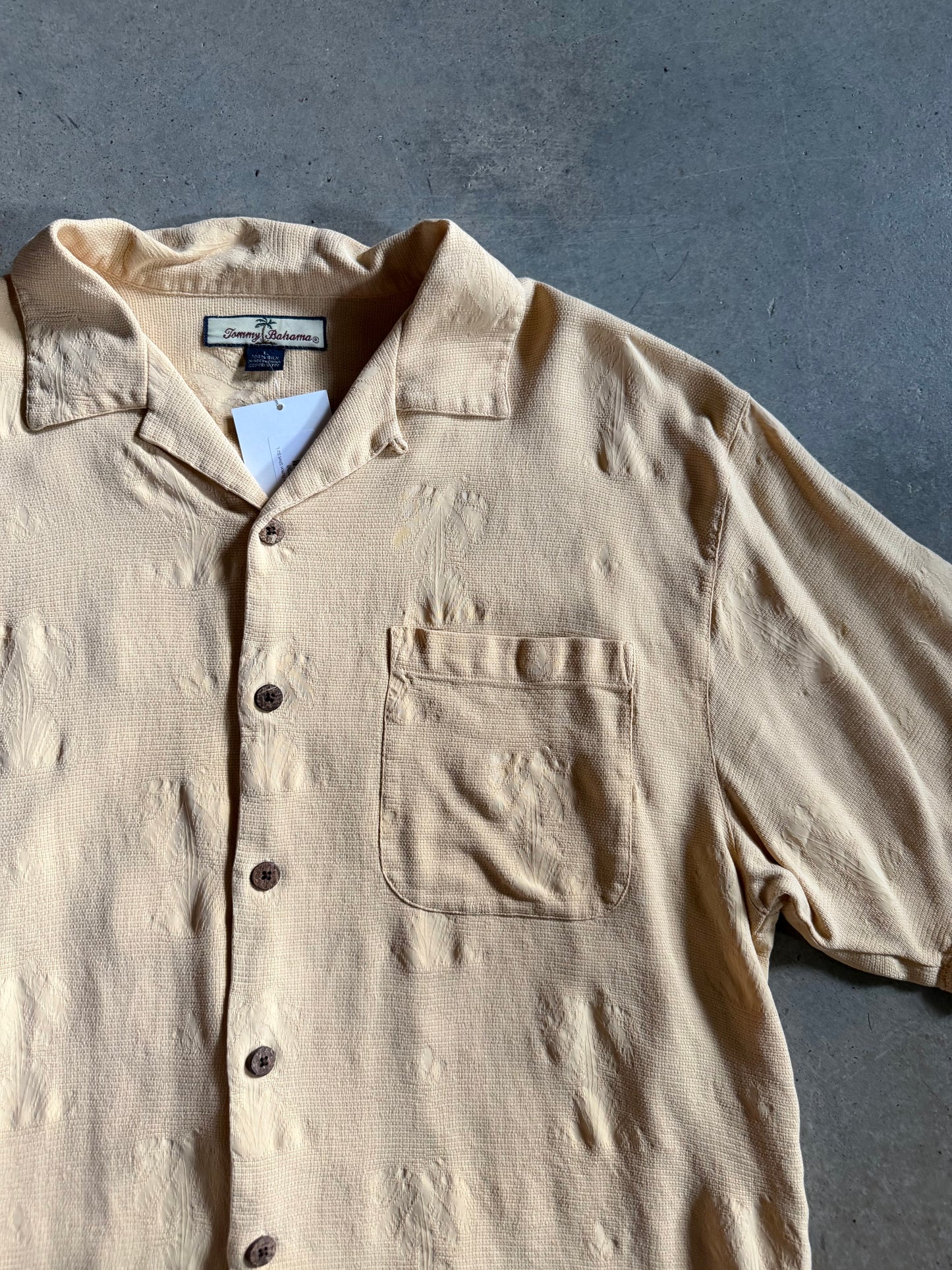 Tommy Bahama Silk Lei Button Shirt Sz L