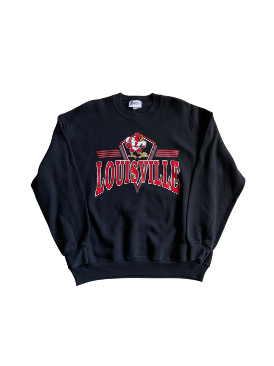 VTG Louisville Cardinals Crewneck Sweater Sz XL