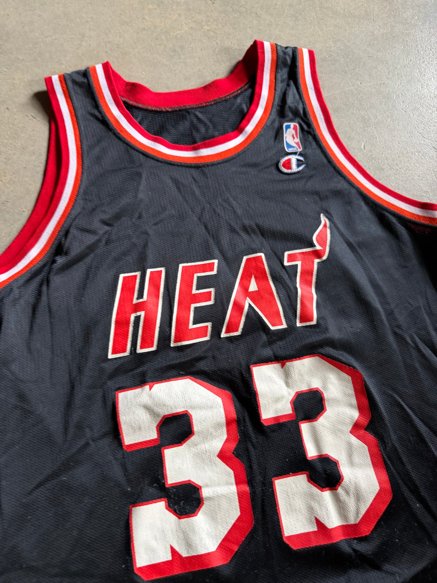 VTG Miami Heat Alonzo Mourning Champion Jersey Sz 44