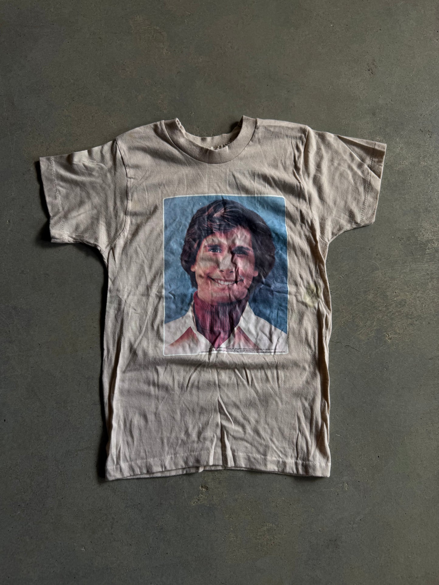 VTG Hardy Boys Frank Hardy 1977 Baby Tee Sz XS