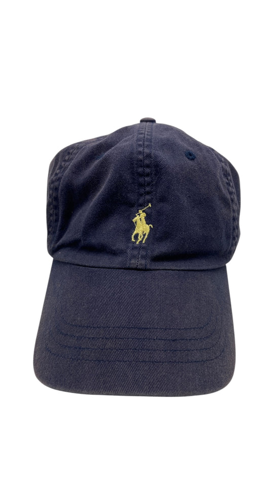 VTG Polo Ralph Lauren Logo Navy Hat