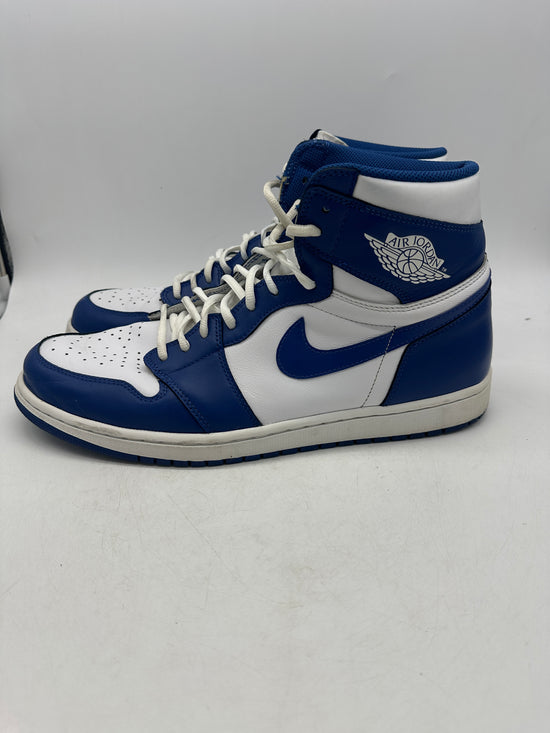 Preowned 2016 Jordan 1 Retro Storm Blue Sz15M/16.5W 555088-127