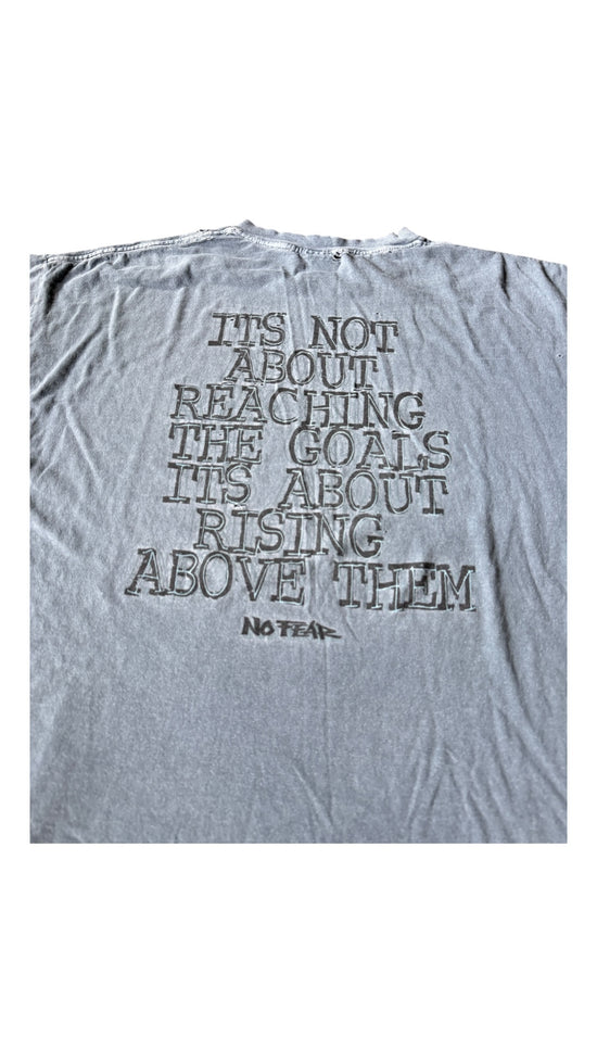 VTG Thrashed No Fear Blue Tee Sz XL