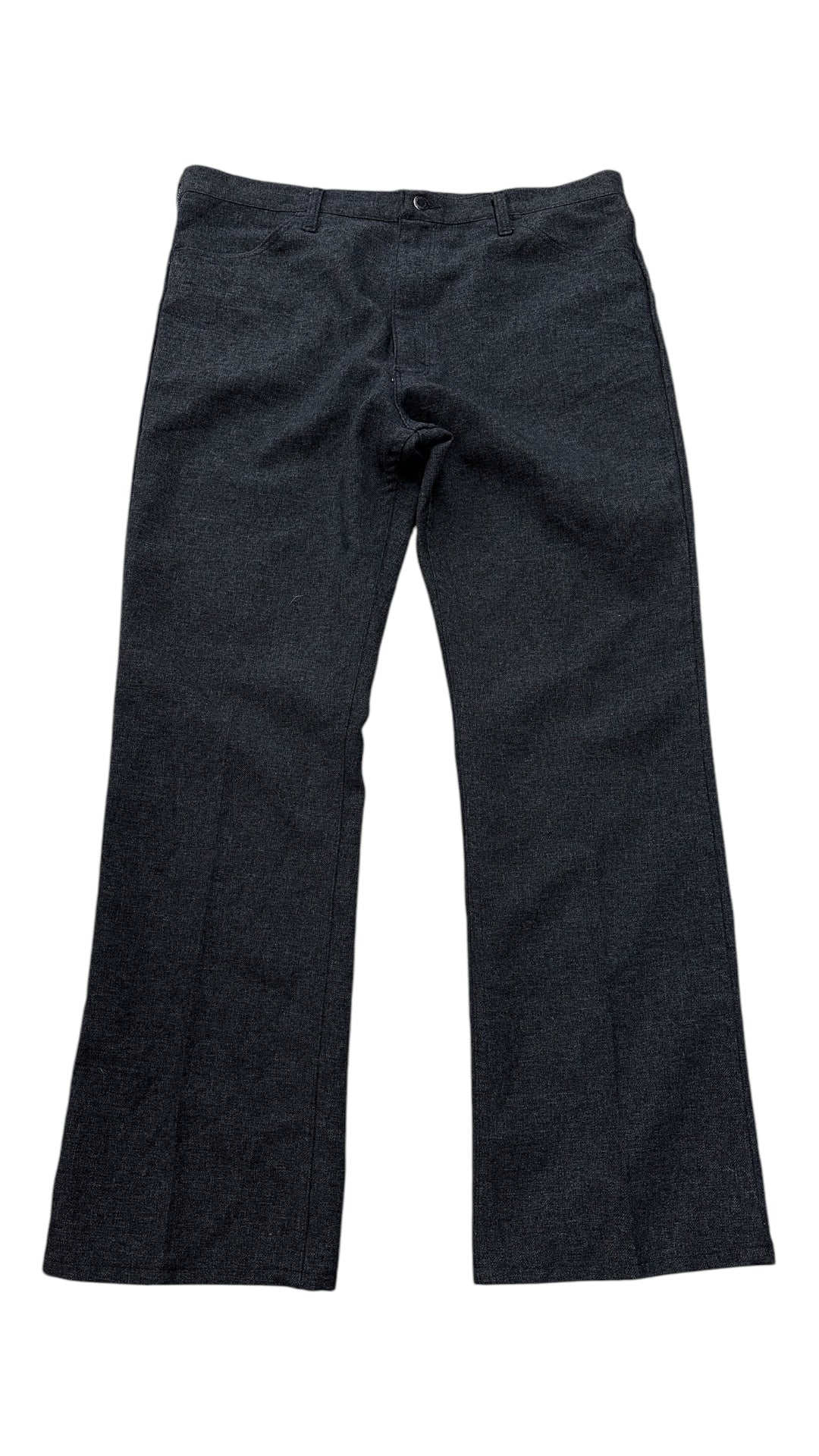 VTG Wrangler Black Polyester Jeans Sz 40x32