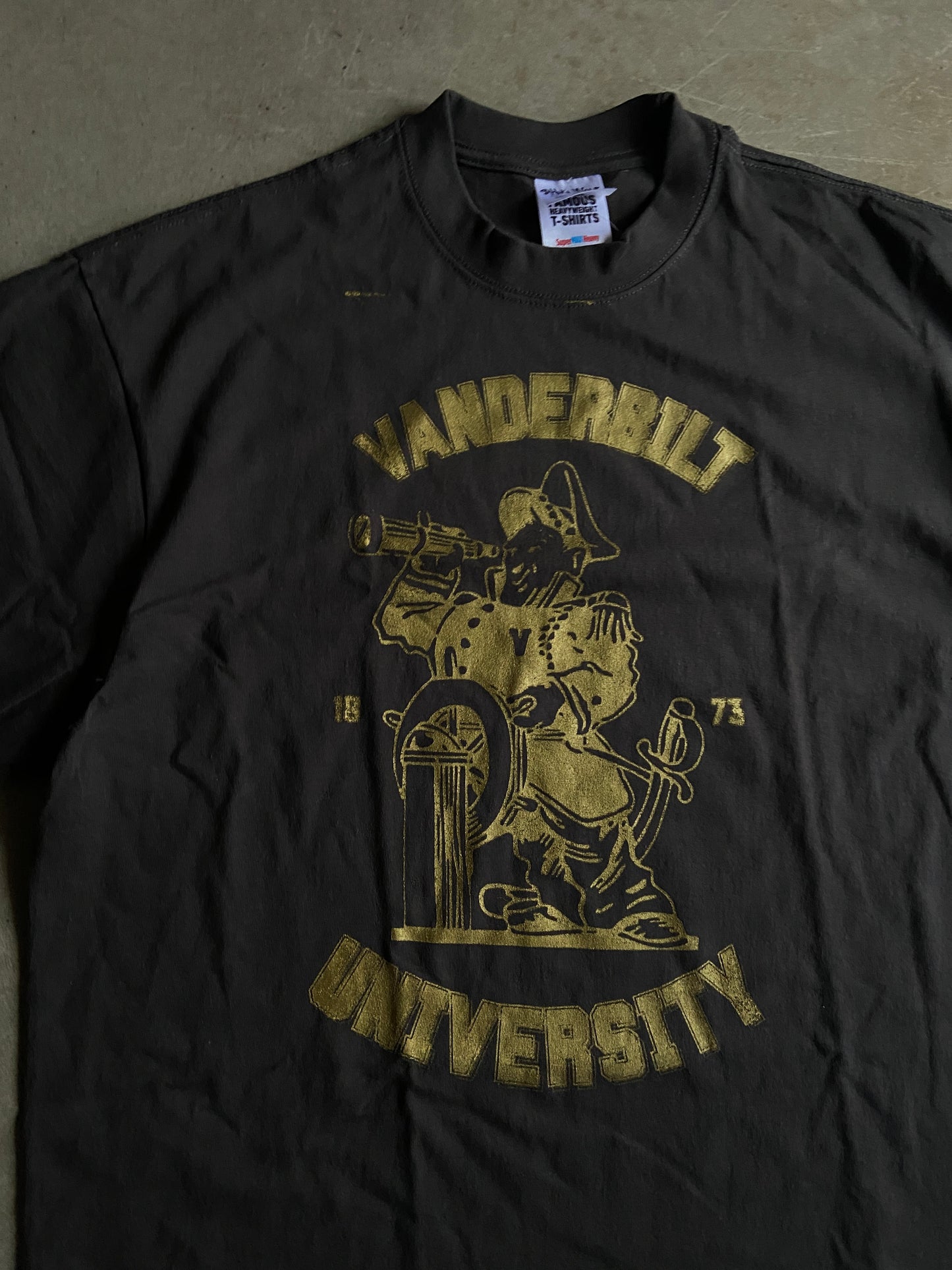 Hand Printed Vanderbilt Commodores Tee