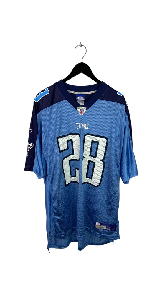 Y2K Tennessee Titans Reebok Chris Johnson #28 Jersey Sz XL