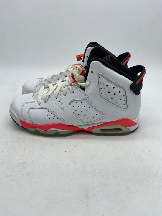 Preowned Jordan 6 Retro Infrared White (2014) (GS) Sz 5Y/6.5W