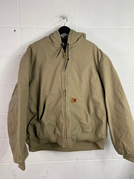 Carhartt Sandstorm Hooded Work Jacket Sz XXL