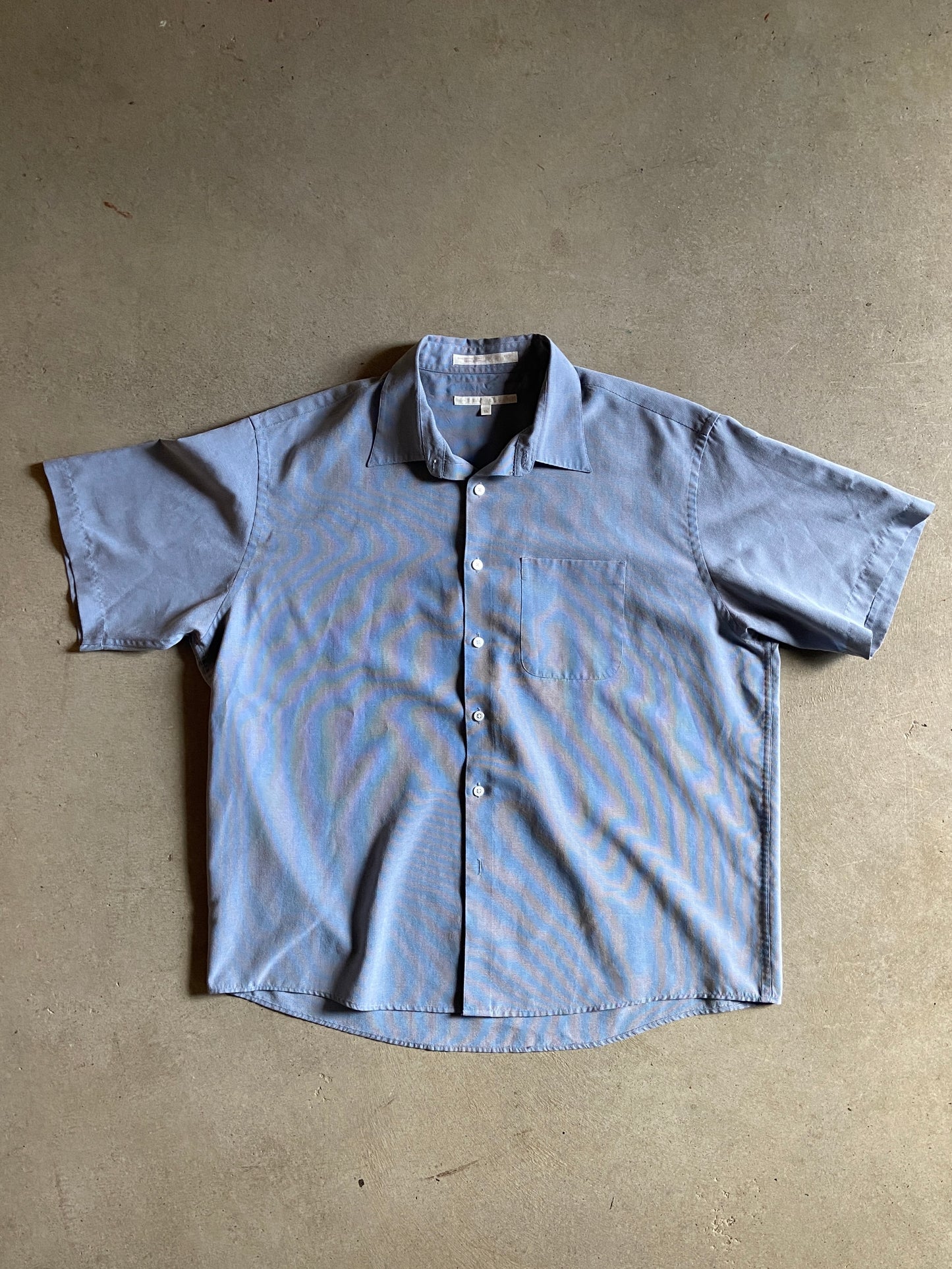 VTG Perry Ellis S/S Button Up Shirt Sz XL