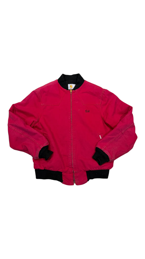 VTG Carhartt Red "Beefalo" Jacket Sz L