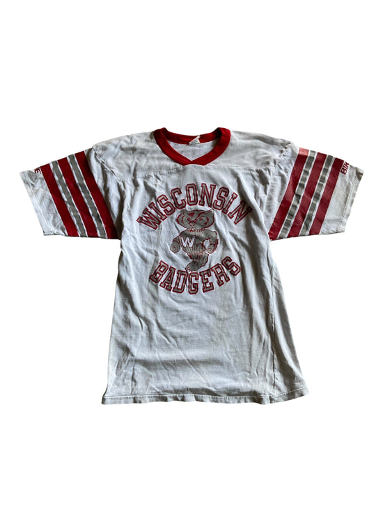Vintage Wisconsin Badgers Football Jersey Shirt Sz S