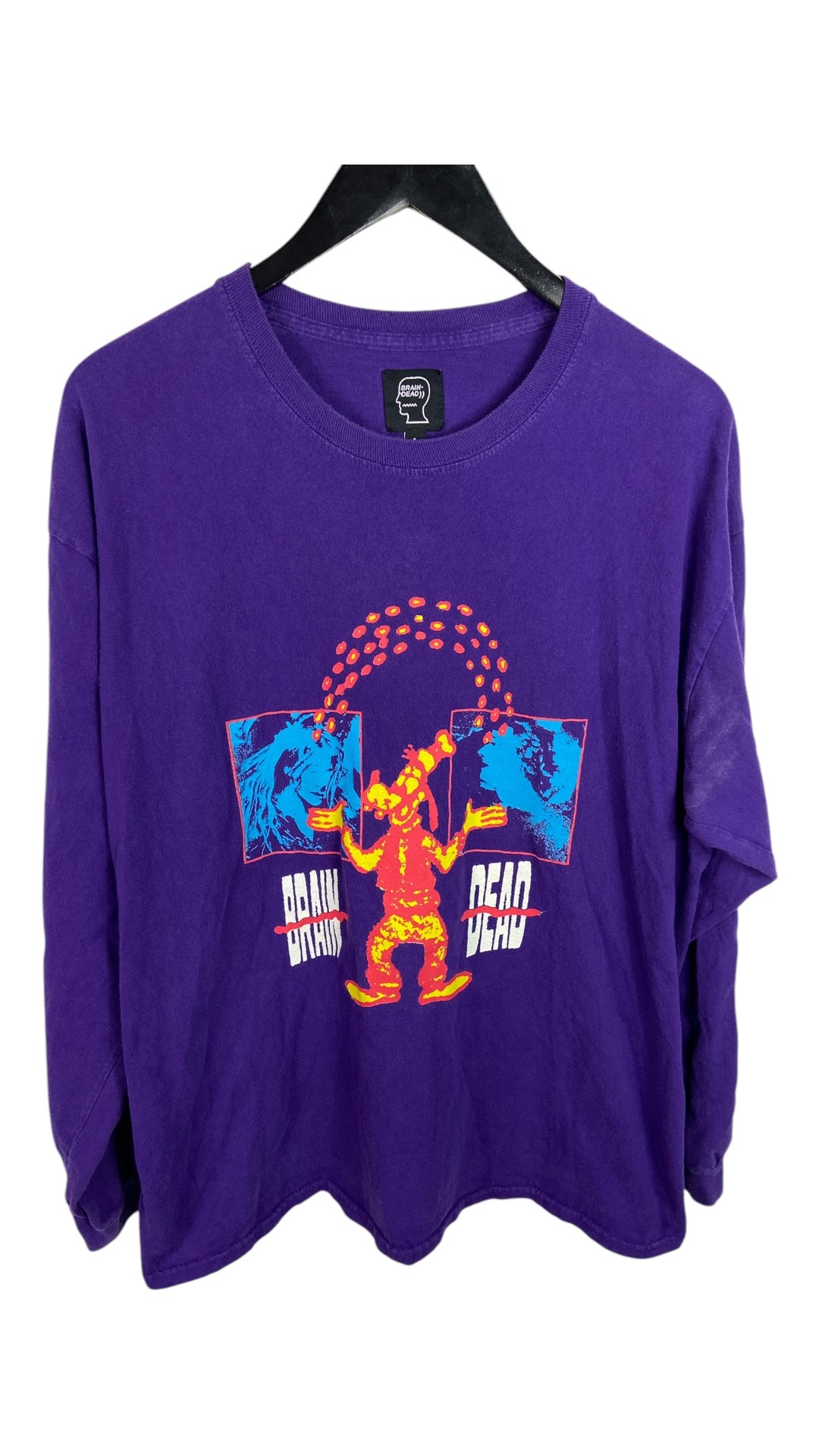 Brain Dead Goofy L/S Tee Sz L