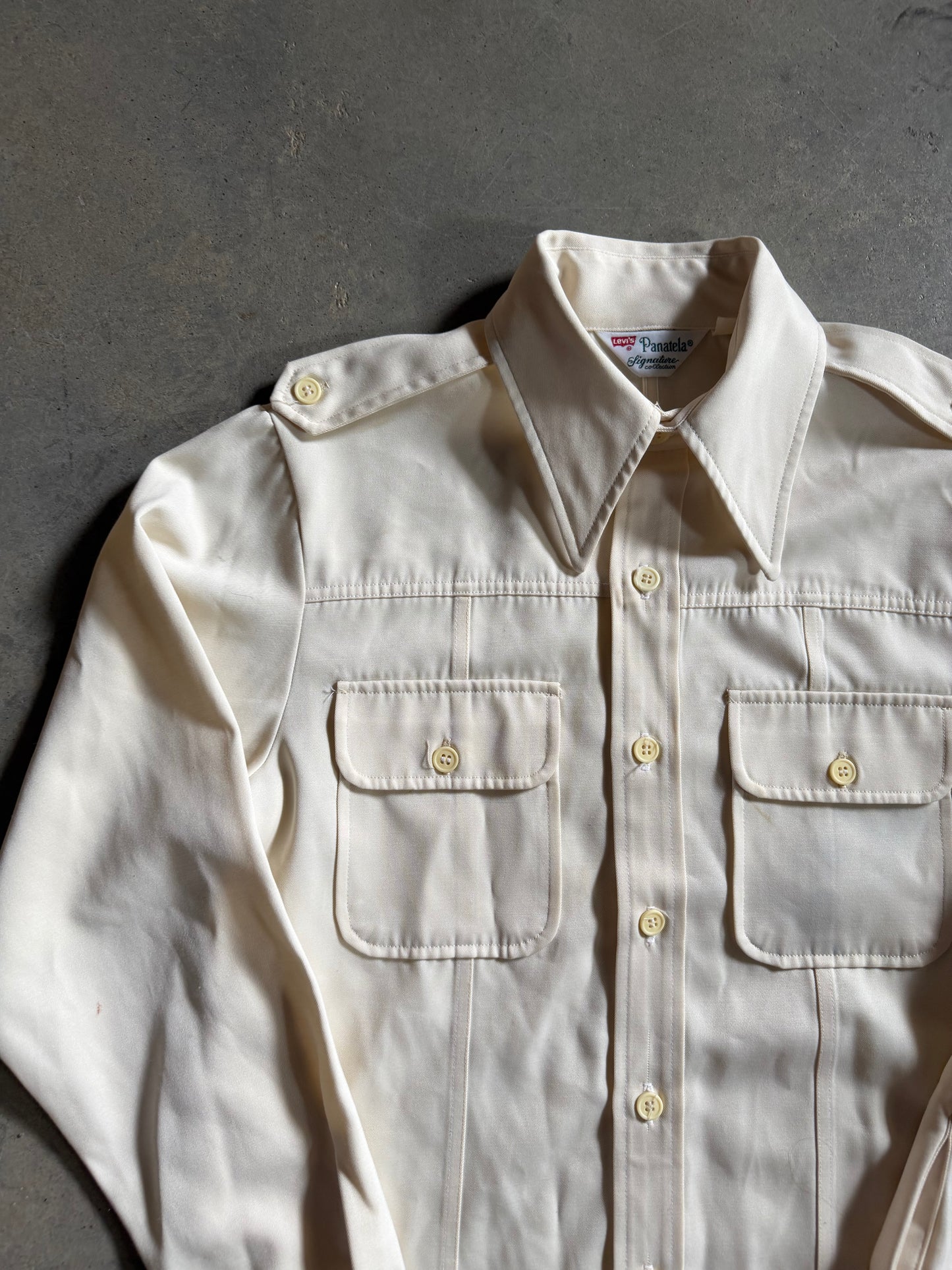 VTG Levi's Panatela Signature Button Up Shirt Sz M