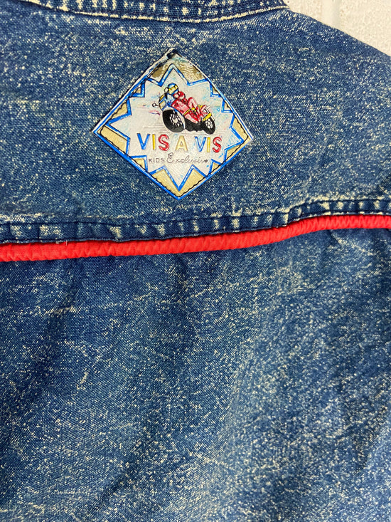 VTG Vis a Vis Toddler Denim Jacket Sz 5