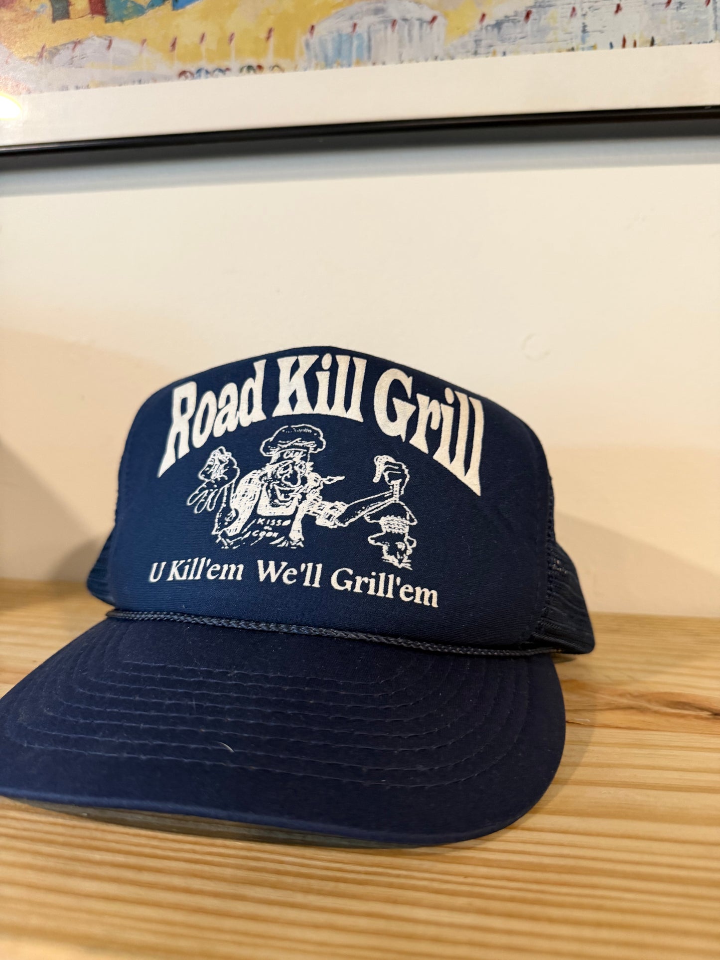 VTG Road Kill Grill Navy Trucker Hat