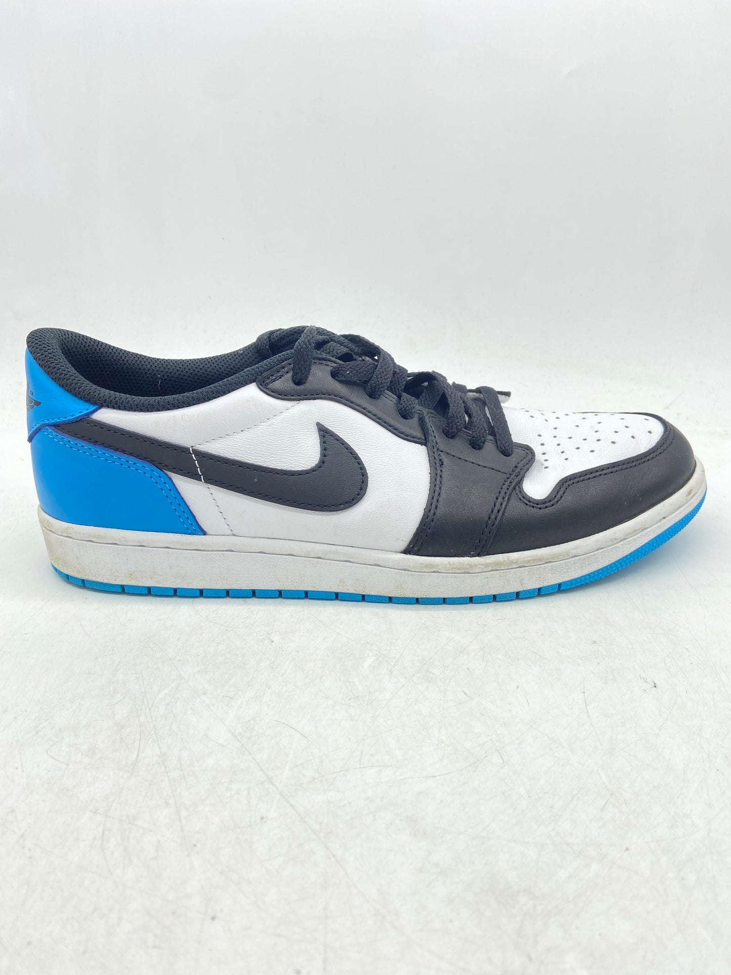 Used Jordan 1 Retro Low OG Black Dark Powder Blue Sz 10.5M/12W CZ0790-104